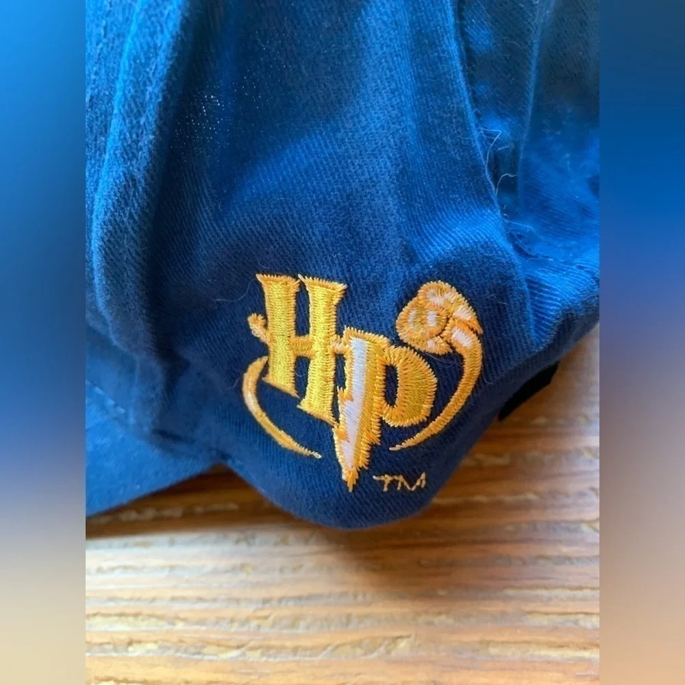 Vintage Blue Harry Potter Hogwarts Hat (2000)